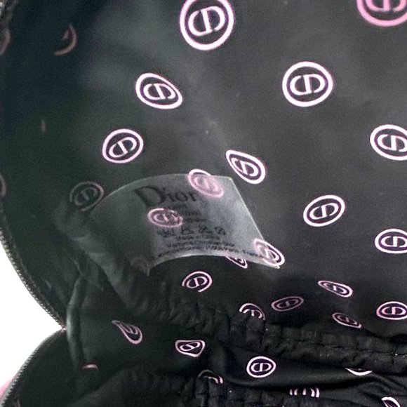 Dior Round Vanity Cosmetic Pouch in Pink - Picture 4 of 6